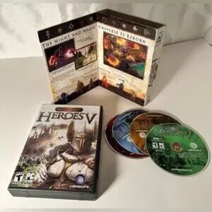 Heroes V PC Game - Multiple Disc Set - White/Green